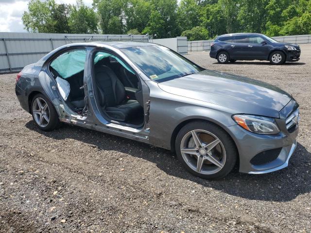 Vin: 55swf4kb2hu202476, lot: 57210305, mercedes-benz c-class 300 4matic 20174