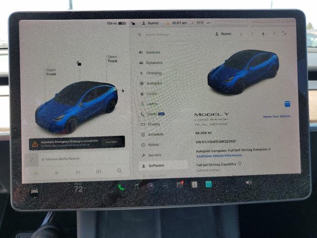 2021 TESLA MODEL Y - 5YJYGAEE3MF223021