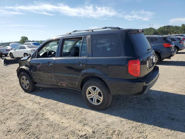 HONDA PILOT EXL 2004 black  gas 2HKYF18554H567840 photo #3