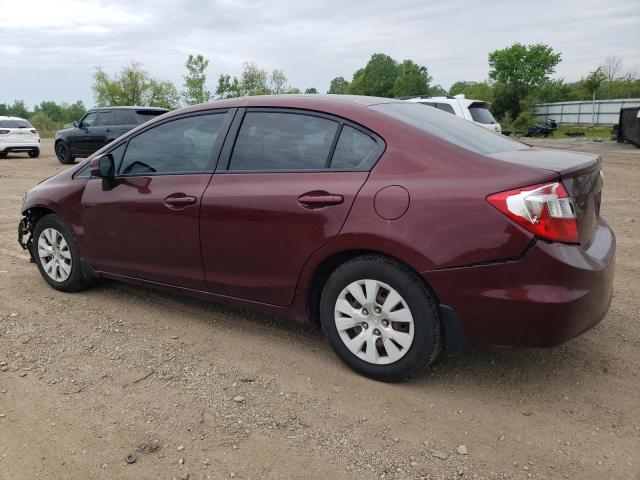 Vin: 19xfb2f54ce088100, lot: 58964445, honda civic lx 20122