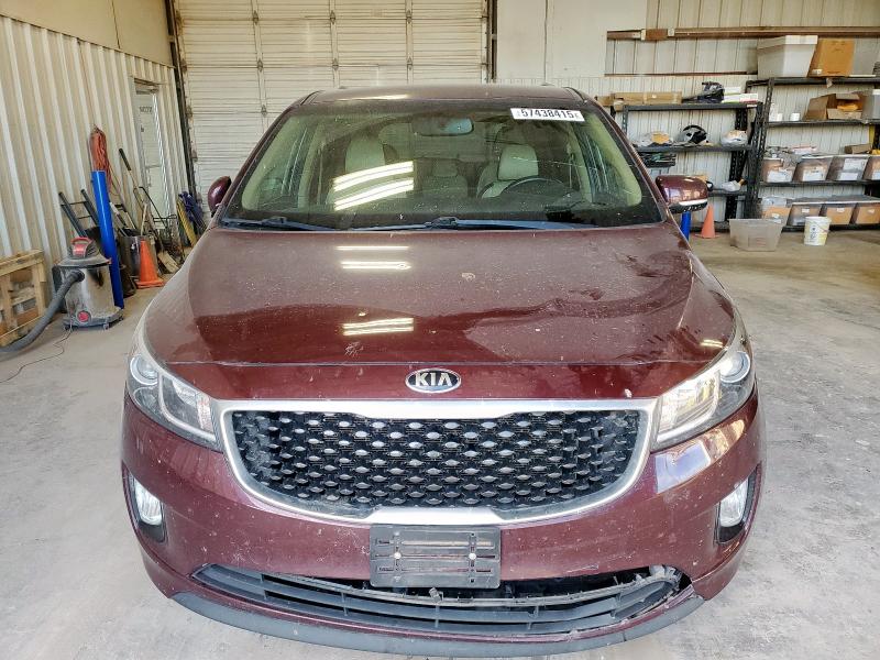 2016 KIA SEDONA EX KNDMC5C10G6128689