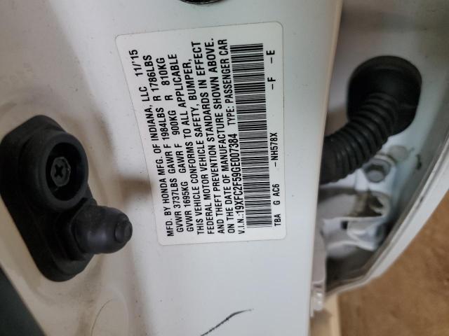 2016 HONDA CIVIC LX - 19XFC2F59GE007384