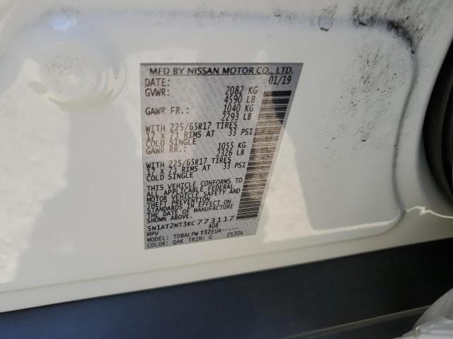 2019 NISSAN ROGUE S - 5N1AT2MT3KC773117