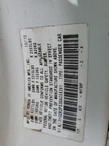 2016 HONDA ACCORD SPO - 1HGCR2F53GA059261