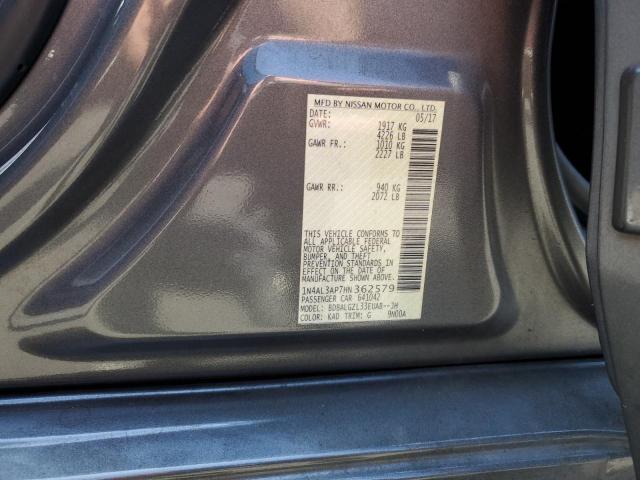2017 NISSAN ALTIMA 2.5 1N4AL3AP7HN362579