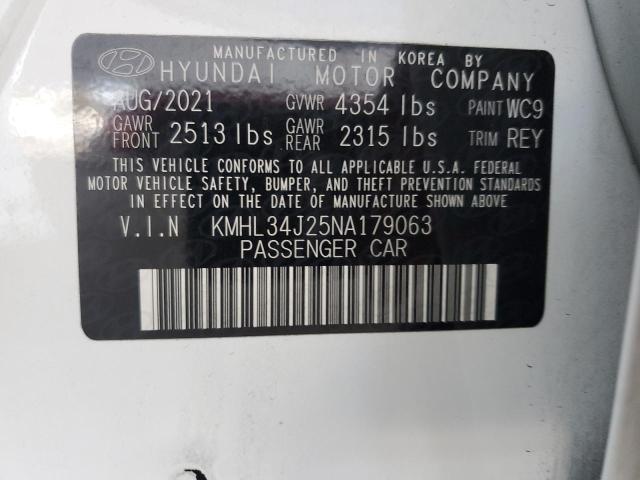 2022 HYUNDAI SONATA LIM KMHL34J25NA179063