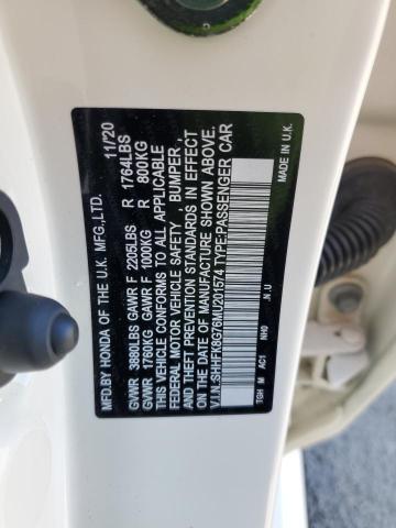 2021 HONDA CIVIC TYPE SHHFK8G76MU201574