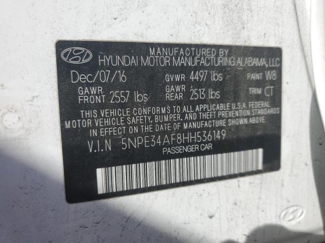 2017 HYUNDAI SONATA SPO 5NPE34AF8HH536149