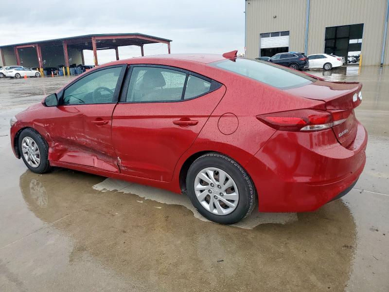 HYUNDAI ELANTRA SE 2017 burgundy  Gasoline 5NPD74LF9HH104022 photo #3