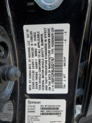2018 HONDA CIVIC EX - 19XFC2F85JE021767
