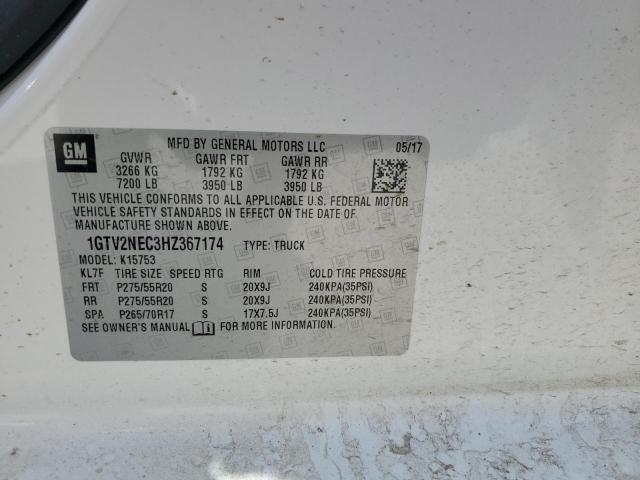 2017 GMC SIERRA K15 - 1GTV2NEC3HZ367174