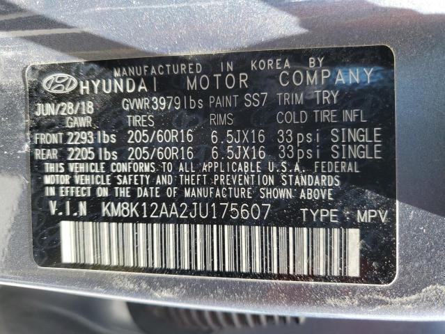 2018 HYUNDAI KONA SE #3303646928