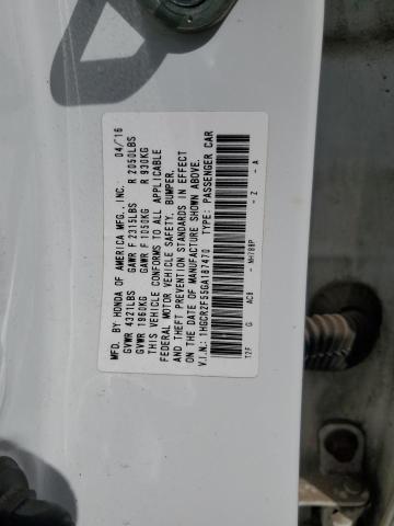 2016 HONDA ACCORD SPO - 1HGCR2F55GA187470