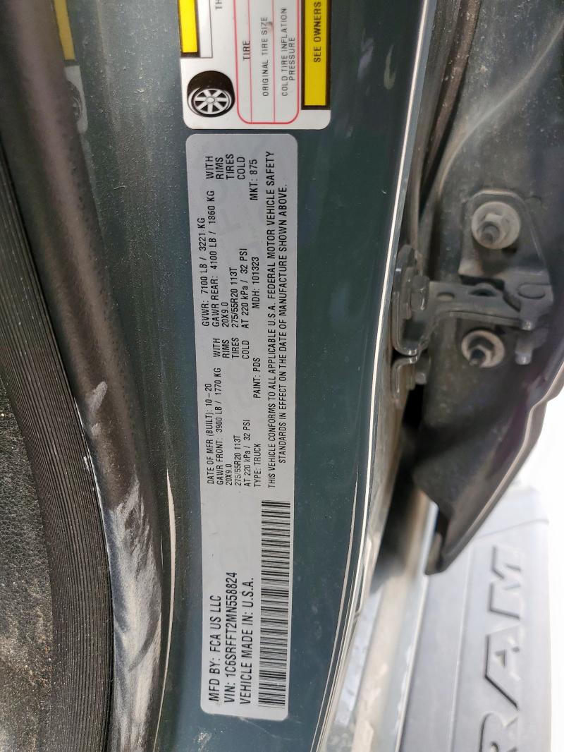 2021 RAM 1500 BIG H - 1C6SRFFT2MN558824