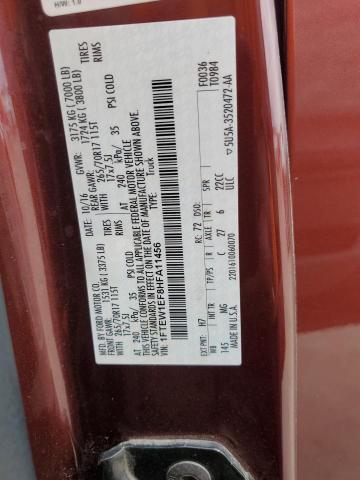 2017 FORD F150 SUPER - 1FTEW1EF8HFA11456