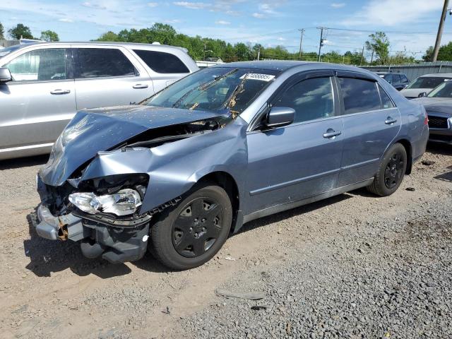 HONDA ACCORD LX 2007 blue sedan 4d gas 1HGCM56447A195745 photo #1