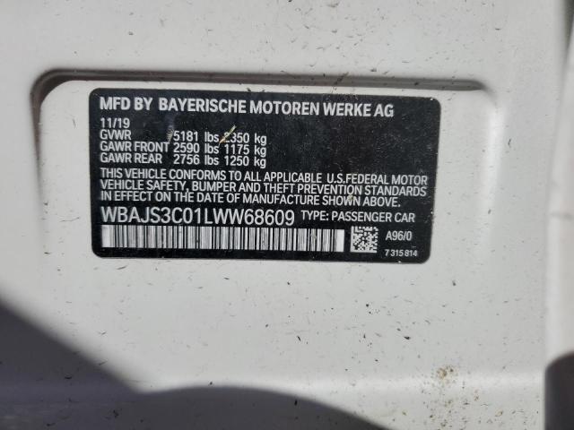 2020 BMW 540 XI WBAJS3C01LWW68609