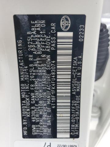 2015 TOYOTA CAMRY LE - 4T1BF1FK4FU483074