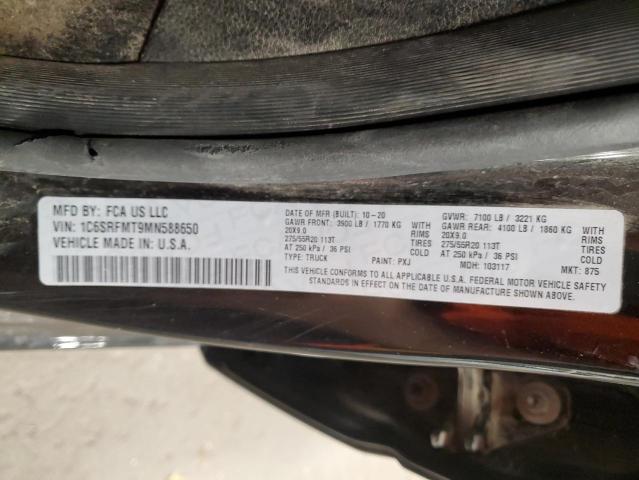 2021 RAM 1500 BIG H - 1C6SRFMT9MN588650