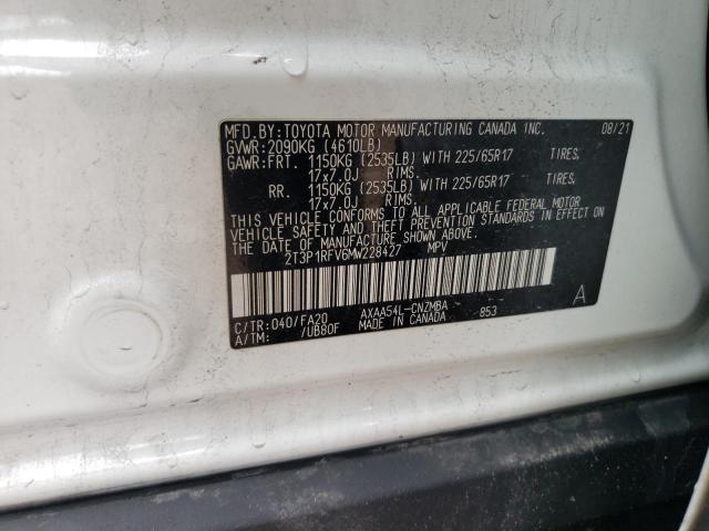 2021 TOYOTA RAV4 XLE - 2T3P1RFV6MW228427