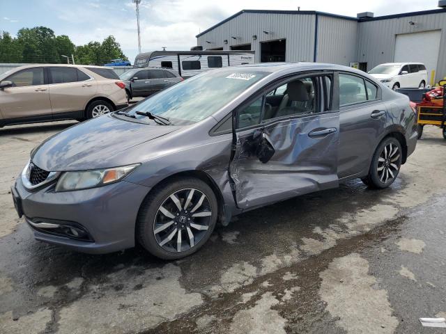 HONDA CIVIC EXL 2015 charcoal  gas 2HGFB2F92FH505016 photo #1