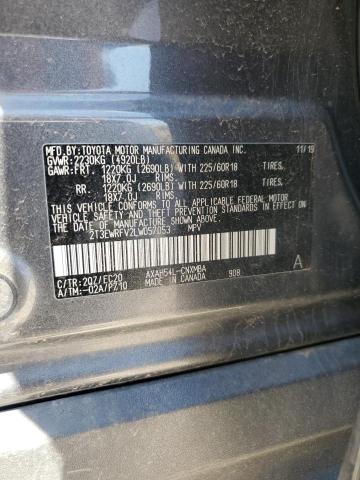 2020 TOYOTA RAV4 XSE - 2T3EWRFV2LW057053