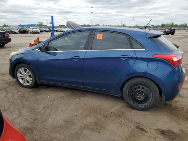 HYUNDAI ELANTRA GT 2014 blue hatchbac gas KMHD35LH5EU231091 photo #3