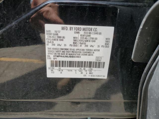 2018 FORD EDGE SEL - 2FMPK4J90JBB03993