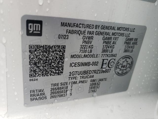 2024 GMC SIERRA K15 - 1GTUUBED7RZ106807