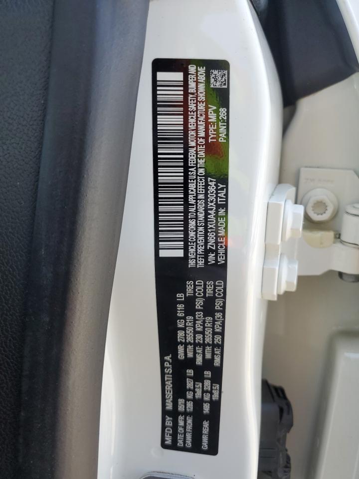 Lot #3210966565 2018 MASERATI LEVANTE