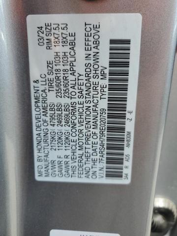 2024 HONDA CR-V EXL - 7FARS4H79RE020759