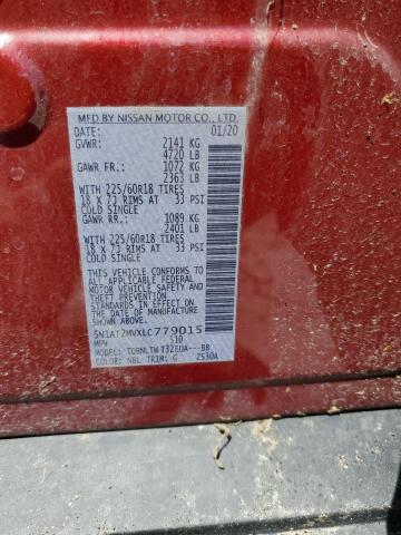2020 NISSAN ROGUE S - 5N1AT2MVXLC779015