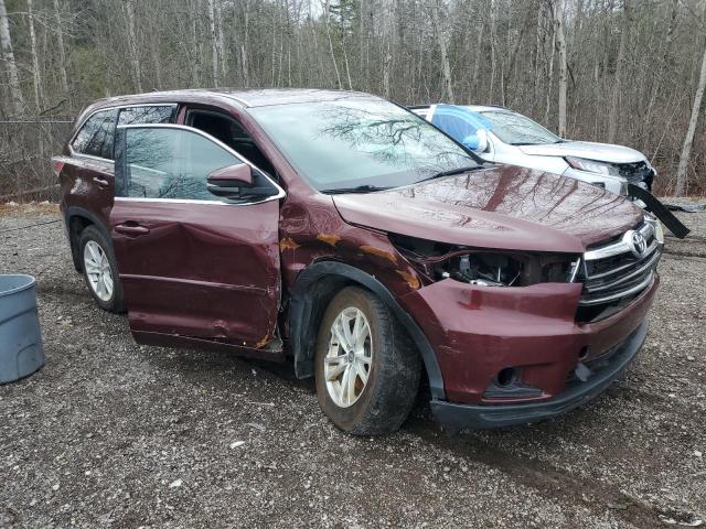Vin: 5tdzkrfh1fs079607, lot: 55459515, toyota highlander le 20154