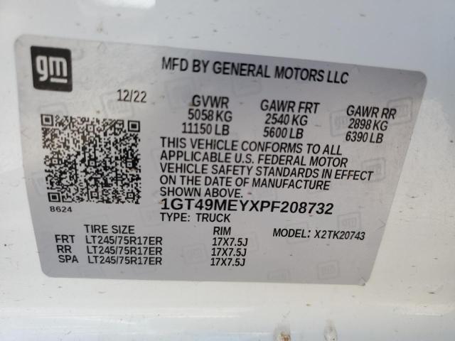 2023 GMC SIERRA K25 - 1GT49MEYXPF208732