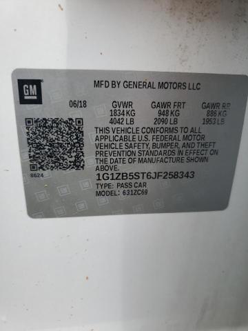 2018 CHEVROLET MALIBU LS - 1G1ZB5ST6JF258343