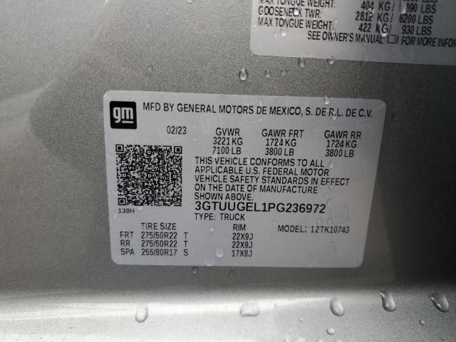 2023 GMC SIERRA K15 - 3GTUUGEL1PG236972