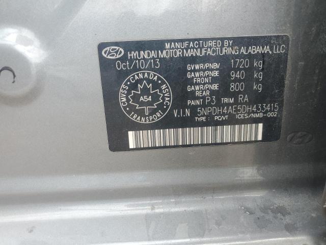 2013 HYUNDAI ELANTRA GL - 5NPDH4AE5DH433415