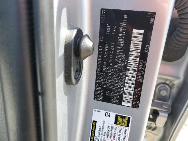 2022 TOYOTA COROLLA CR 7MUAAAAG8NV016587