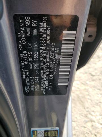 2015 HYUNDAI ACCENT GS KMHCT5AE3FU233475