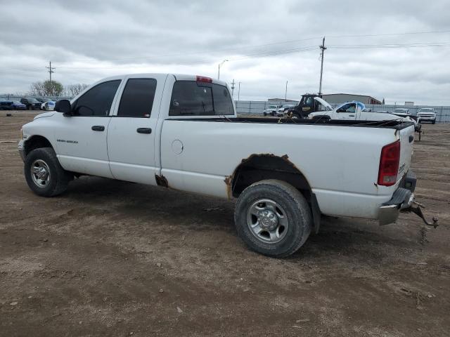 DODGE RAM 2500 S 2004 white crew pic gas 1D7KU28D64J239977 photo #3