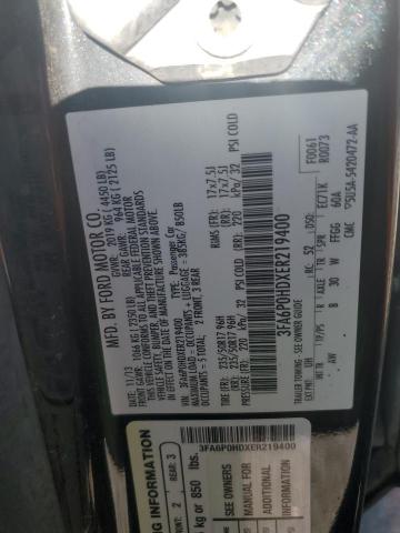 2014 FORD FUSION SE - 3FA6P0HDXER219400