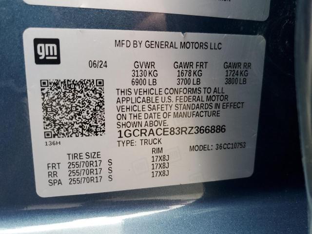 2024 CHEVROLET SILVERADO - 1GCRACE83RZ366886