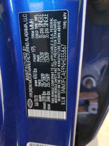 2022 HYUNDAI TUCSON SEL - 5NMJFCAE9NH035867