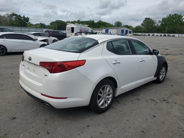 KIA OPTIMA LX 2013 white  gas KNAGM4A76D5441787 photo #4