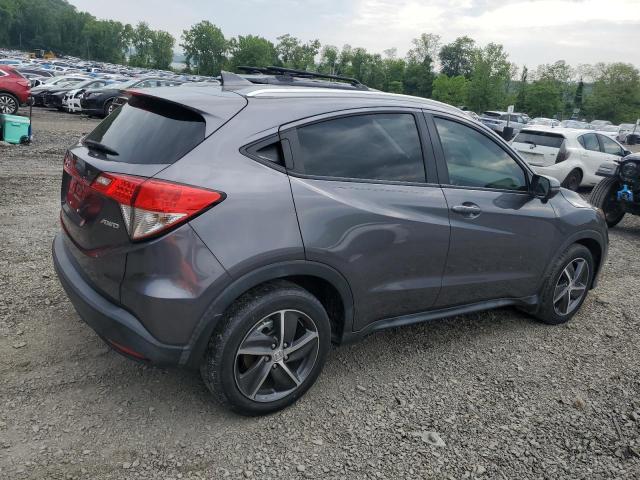 HONDA HR-V EXL 2021 gray  Gasoline 3CZRU6H76MM724577 photo #4