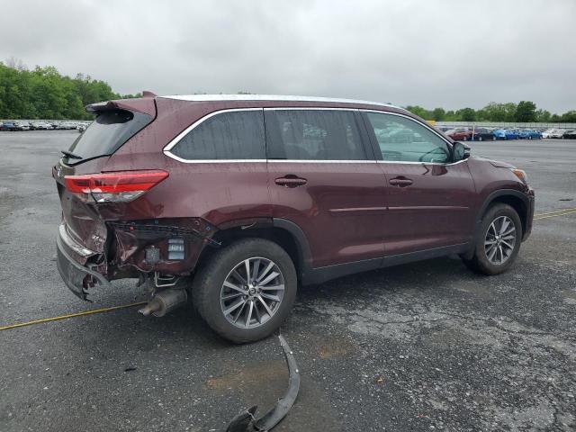 Vin: 5tdjzrfh2ks722663, lot: 58910685, toyota highlander se 20193