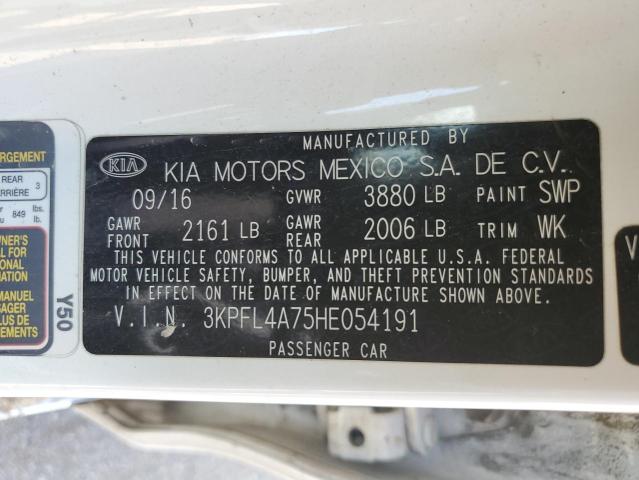 2017 KIA FORTE LX 3KPFL4A75HE054191