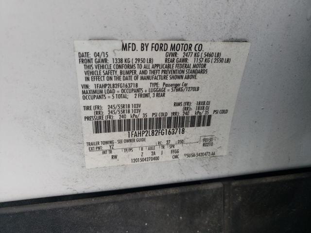 2015 FORD TAURUS POL - 1FAHP2L82FG163718