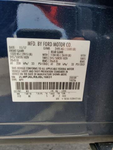 2018 LINCOLN MKX RESERV 2LMPJ6LR8JBL18831