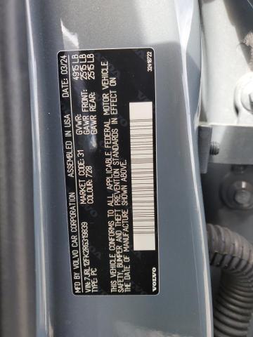 2024 VOLVO S60 CORE 7JRL12FK2RG319839